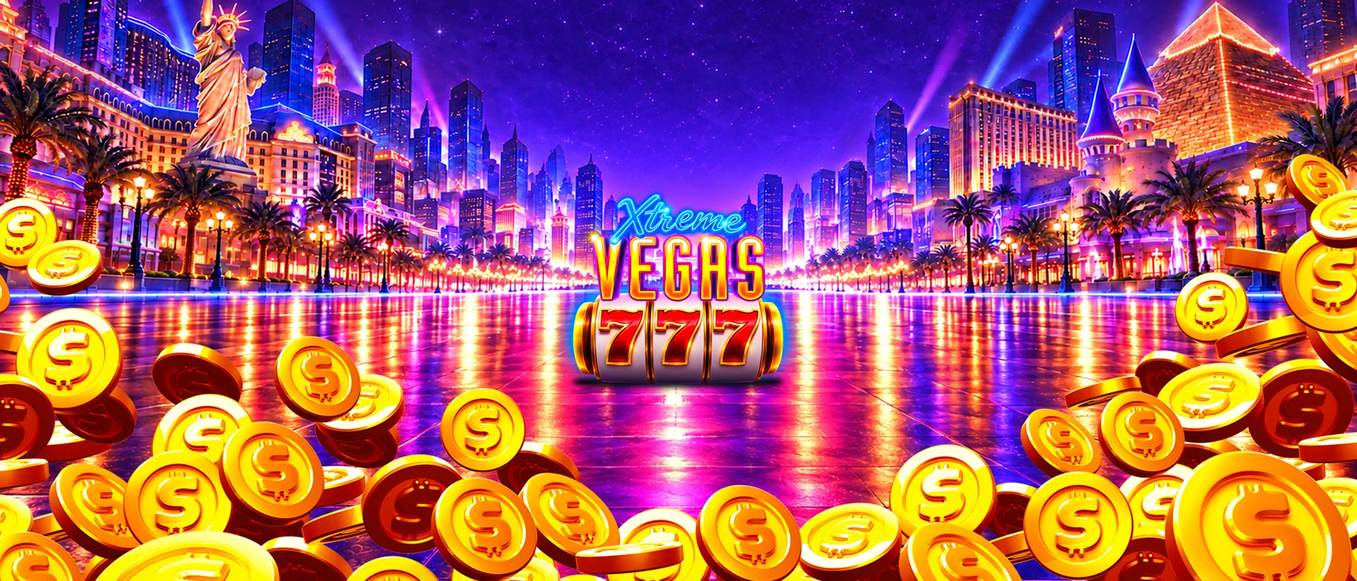Xtreme Vegas 777 Classic Slots product page header
