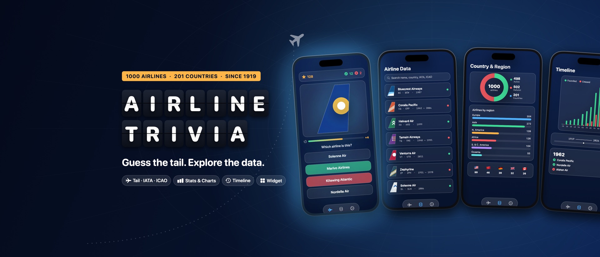 AirlineTrivia product page header