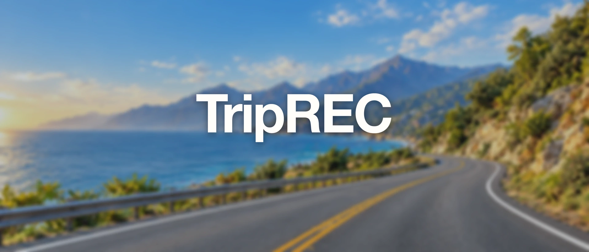 TripREC Dash Cam Lite product page header