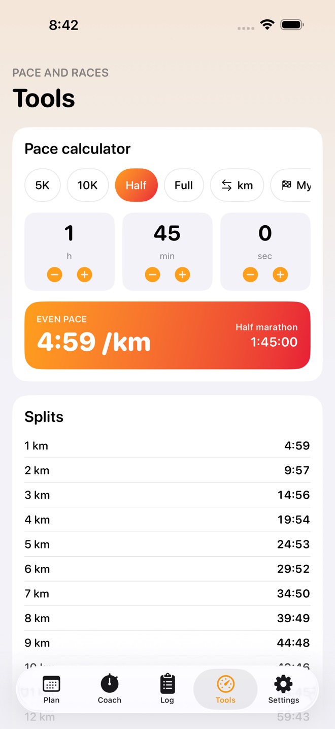 StridePlan: Run Plans screenshot 3