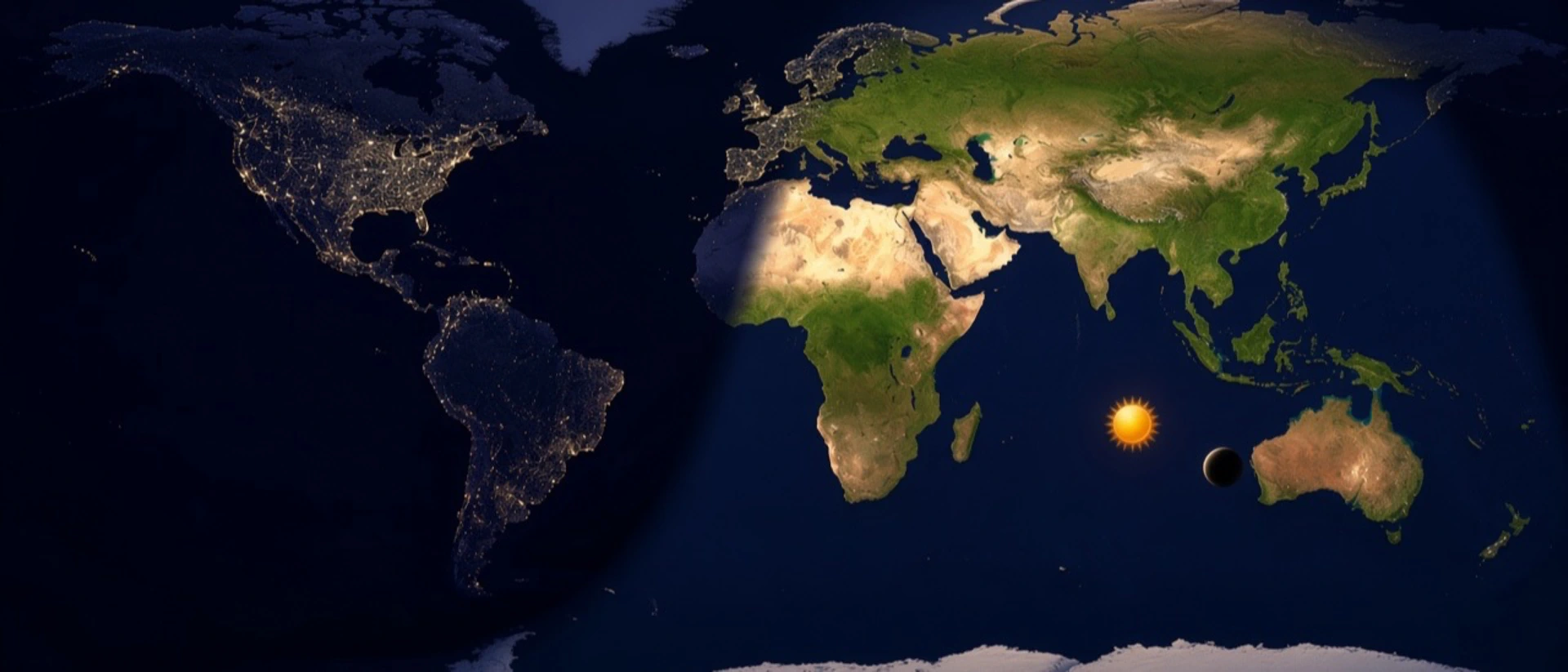 Day & Night Map product page header