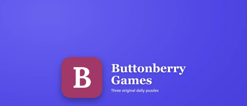 Buttonberry Games App Store product page header