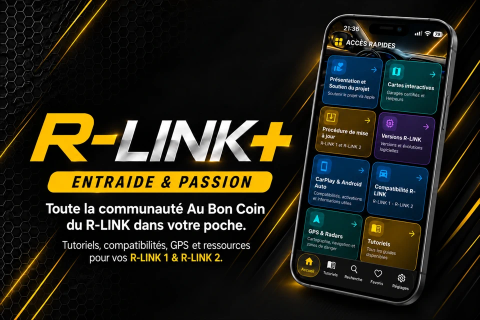 R-LINK+ : RENAULT R-LINK 2 & 1 App Store search result