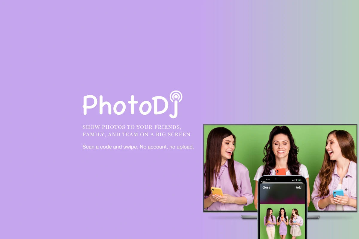 PhotoDj: In-Person Slideshow search result