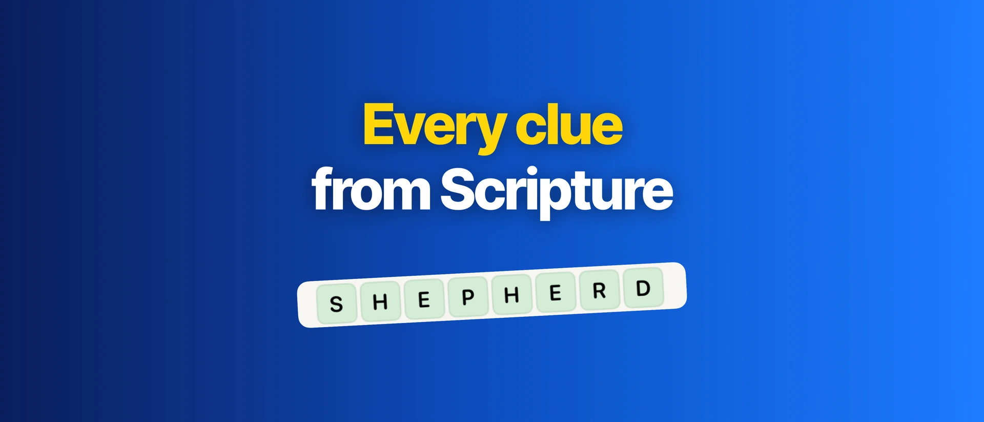 Bible Crossword Challenge product page header