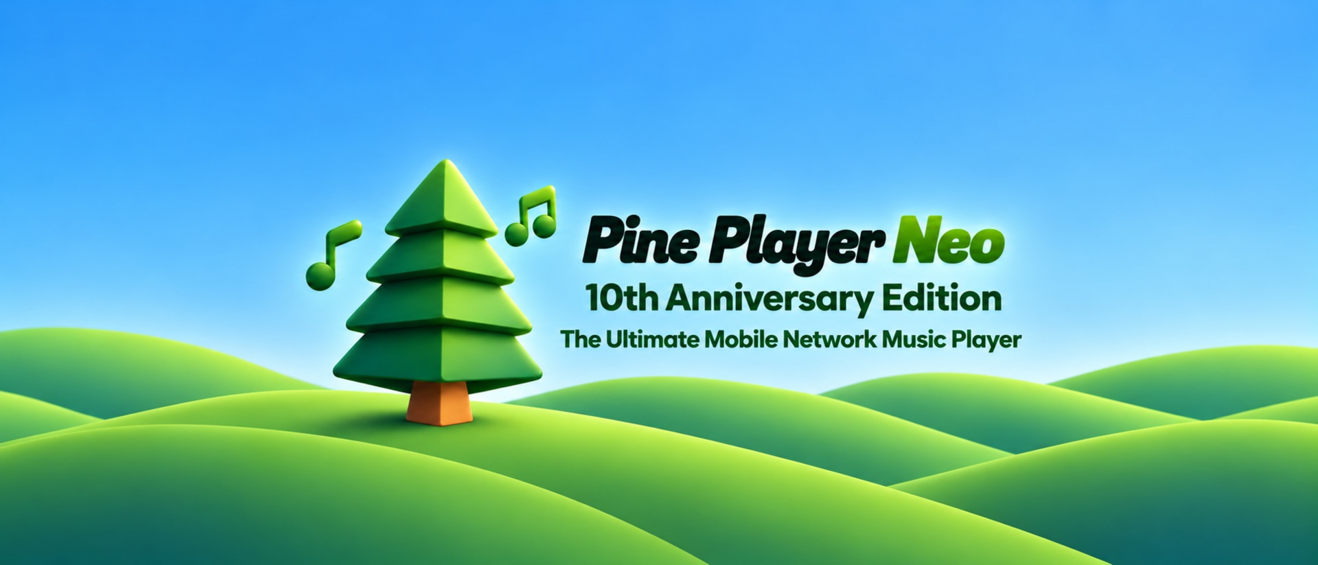 Pine Player Neo product page header