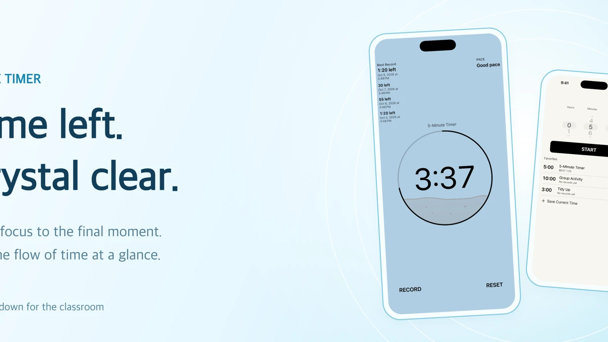 PEACE Timer App Store product page header