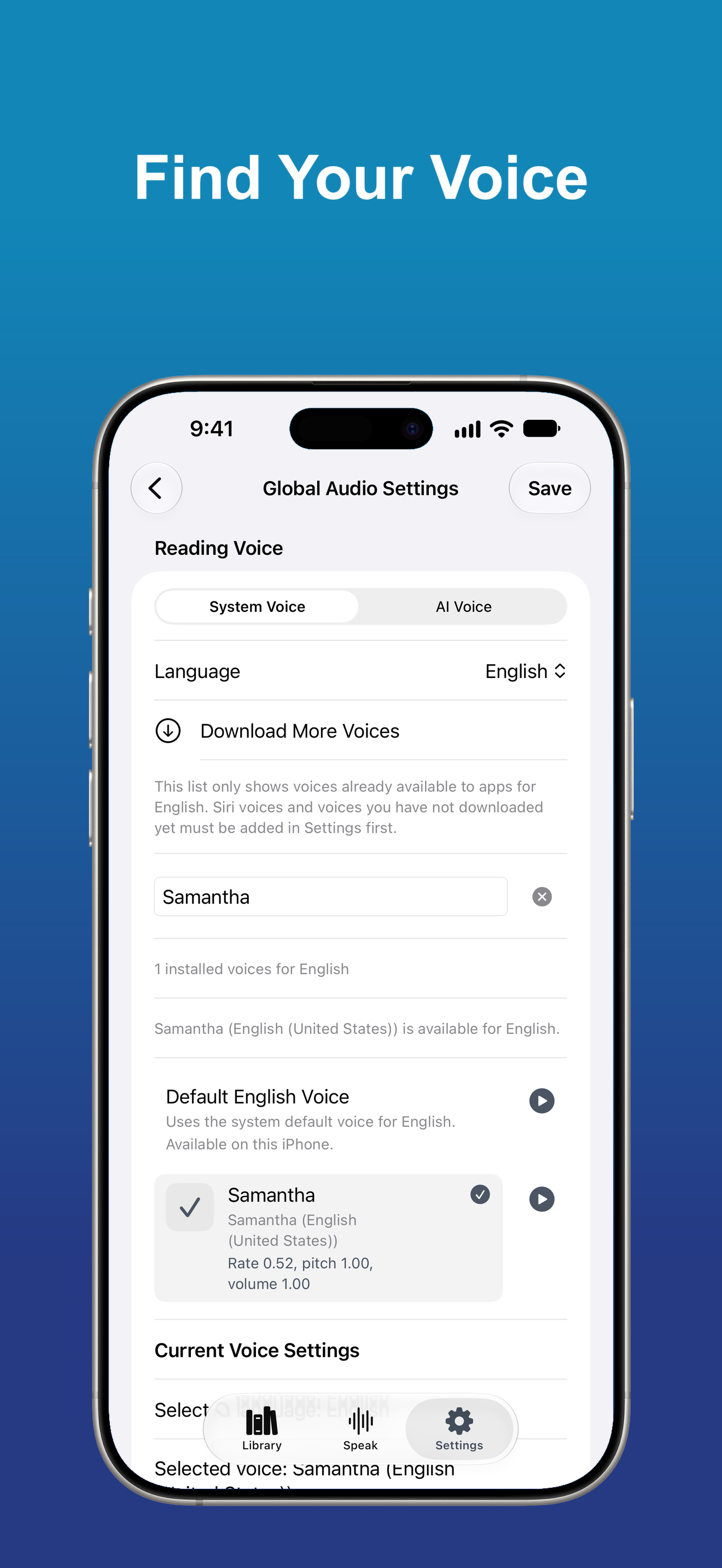 Start Speaking iPhone screenshot 4
