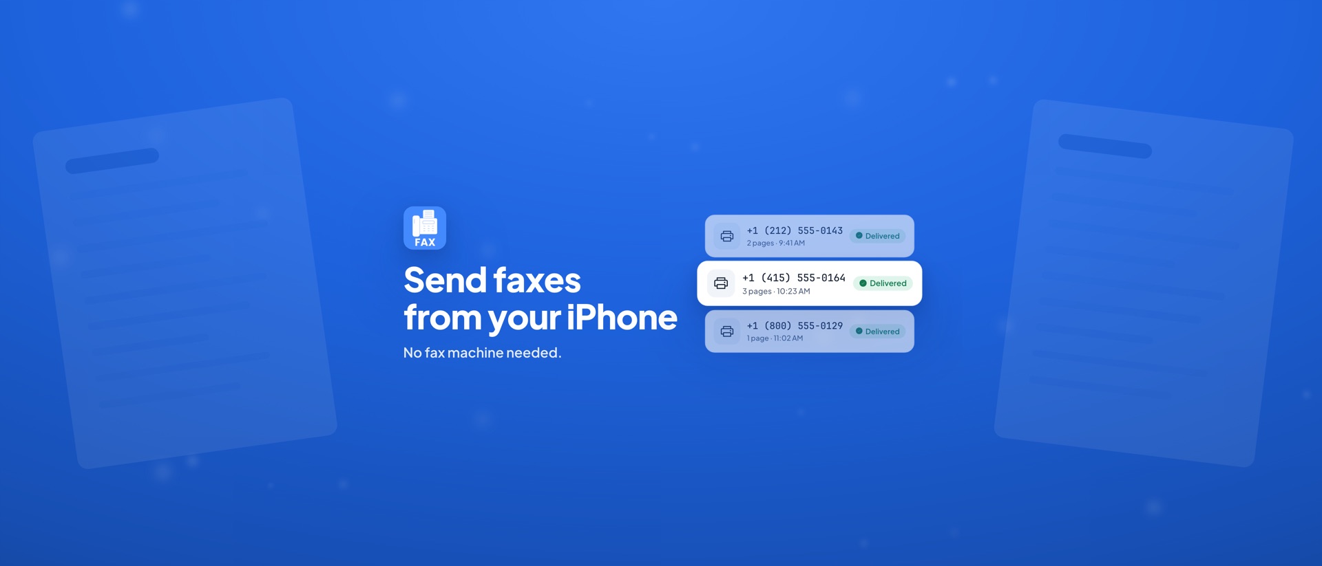 FaxFlow - Send Fax from iPhone product page header