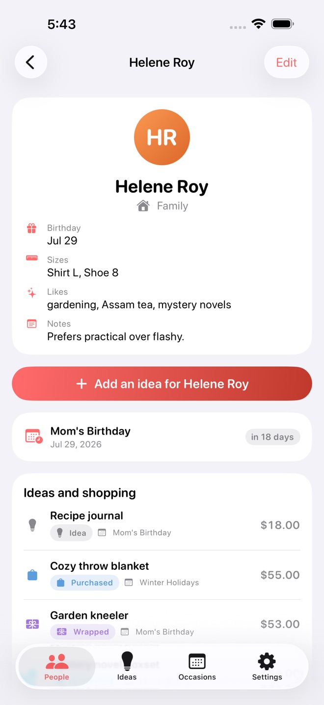 GiftNest: Gift Ideas screenshot 4