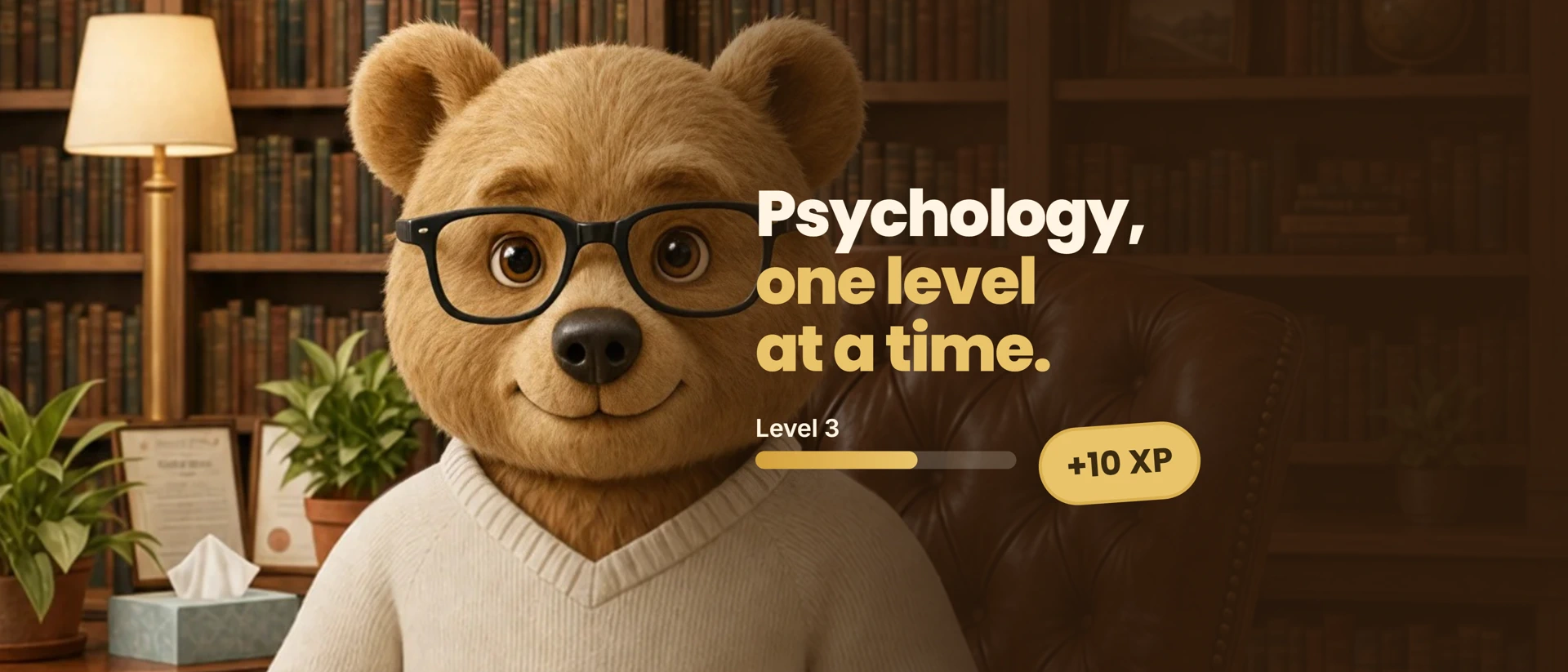 Bernie: Psychology product page header