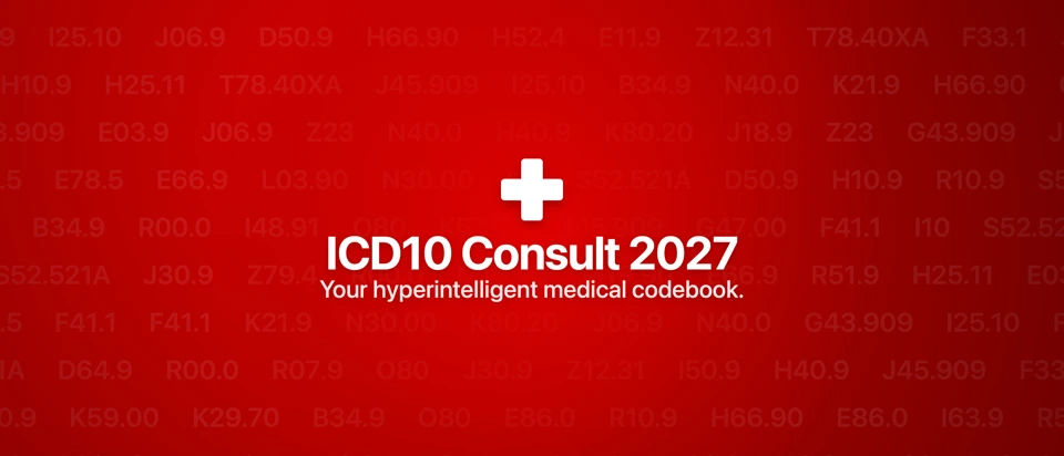ICD10 Consult App Store product page header