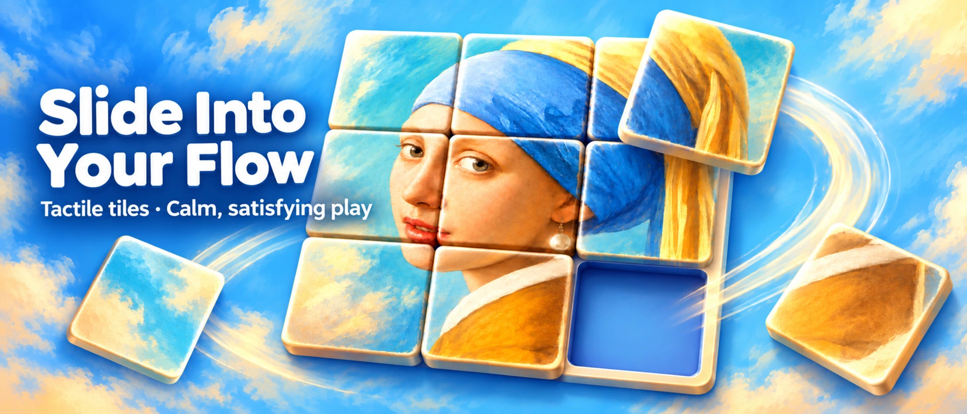 VibePuzzling: Sliding Puzzles product page header