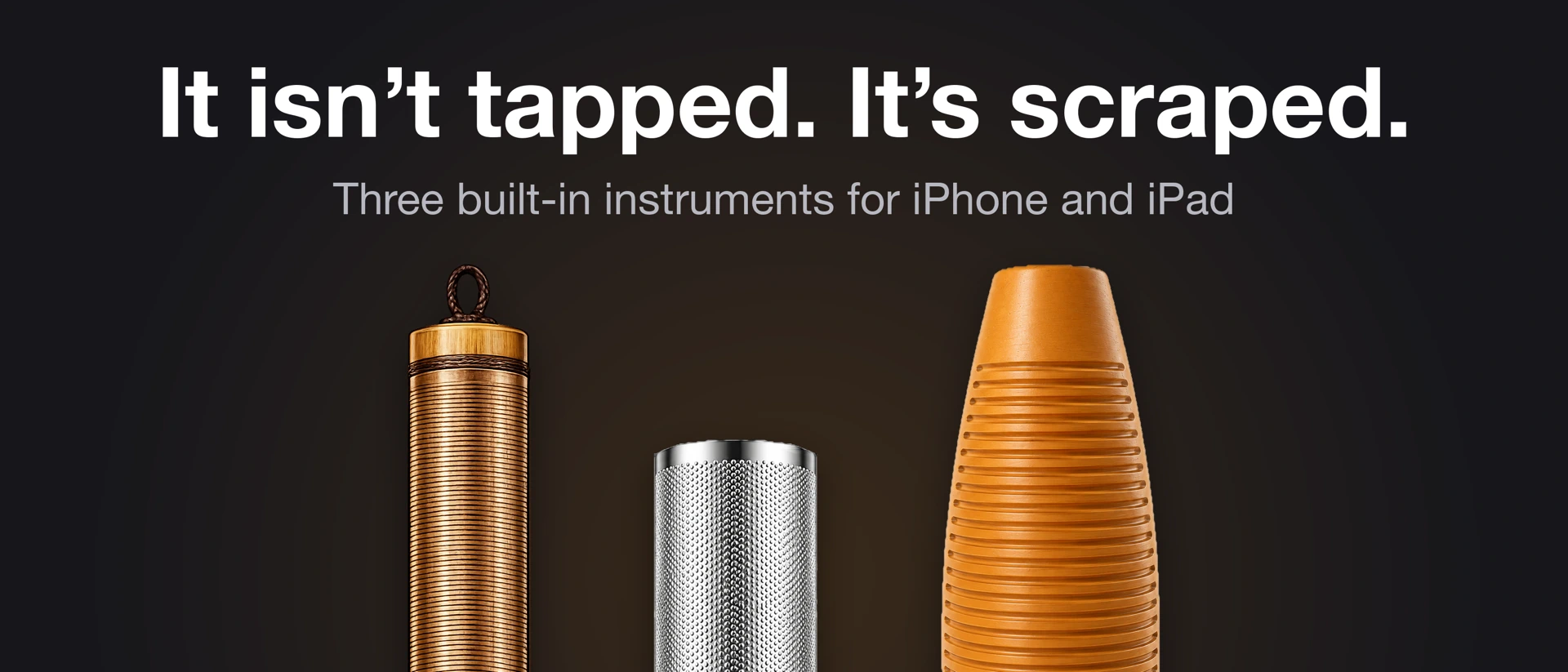 Guiro: Guacharaca Percussion product page header