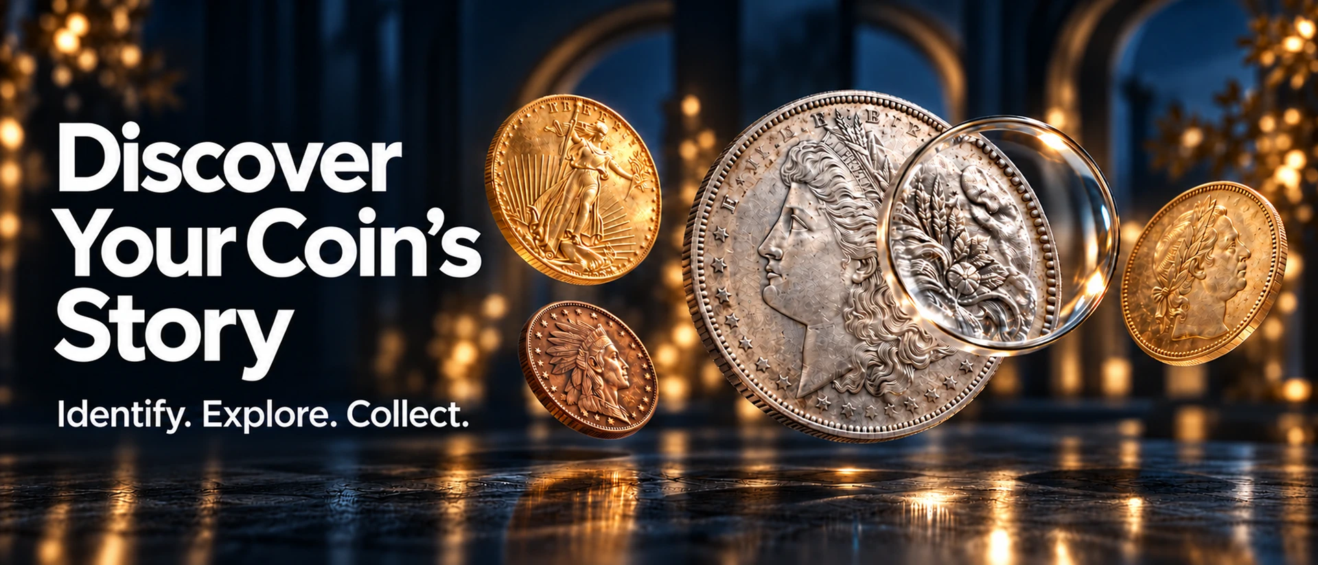 Coin Identifier & Coin Value product page header