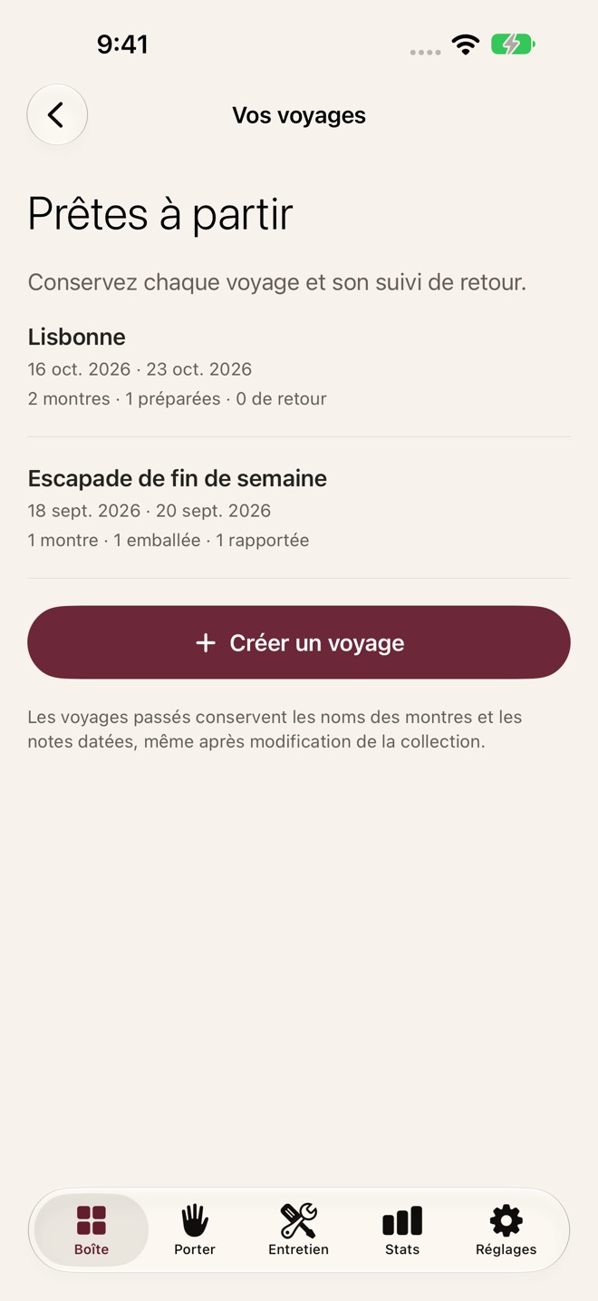CrownBox : Collection montres capture d’écran 6
