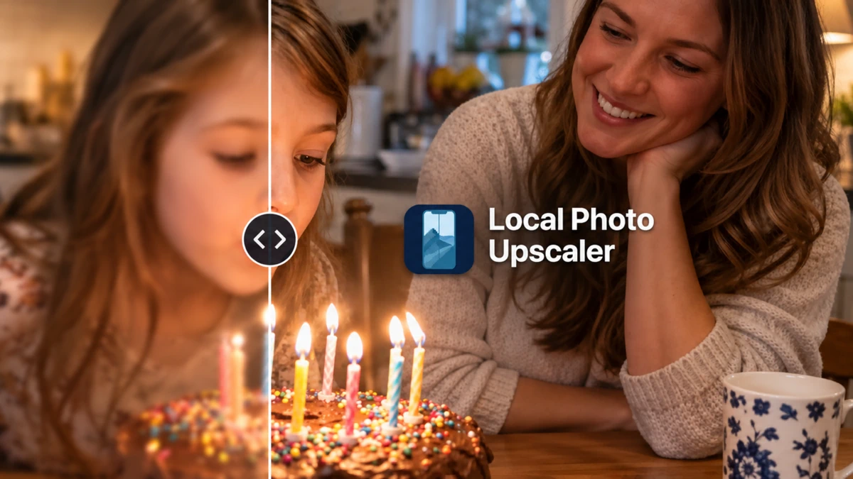 Local Photo Upscaler App Store product page header