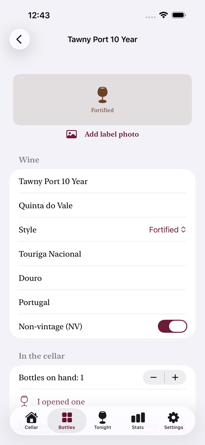 CellarBook: Cave à vin capture d’écran 4