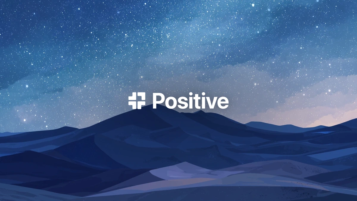 Positive ◌ App Store product page header