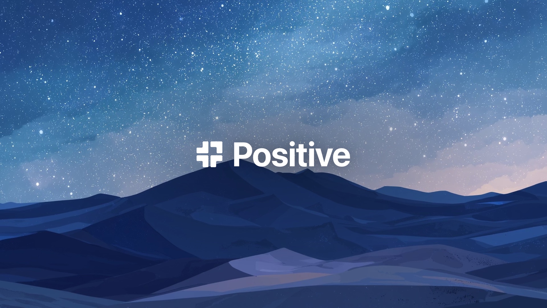 Positive ◌ product page header