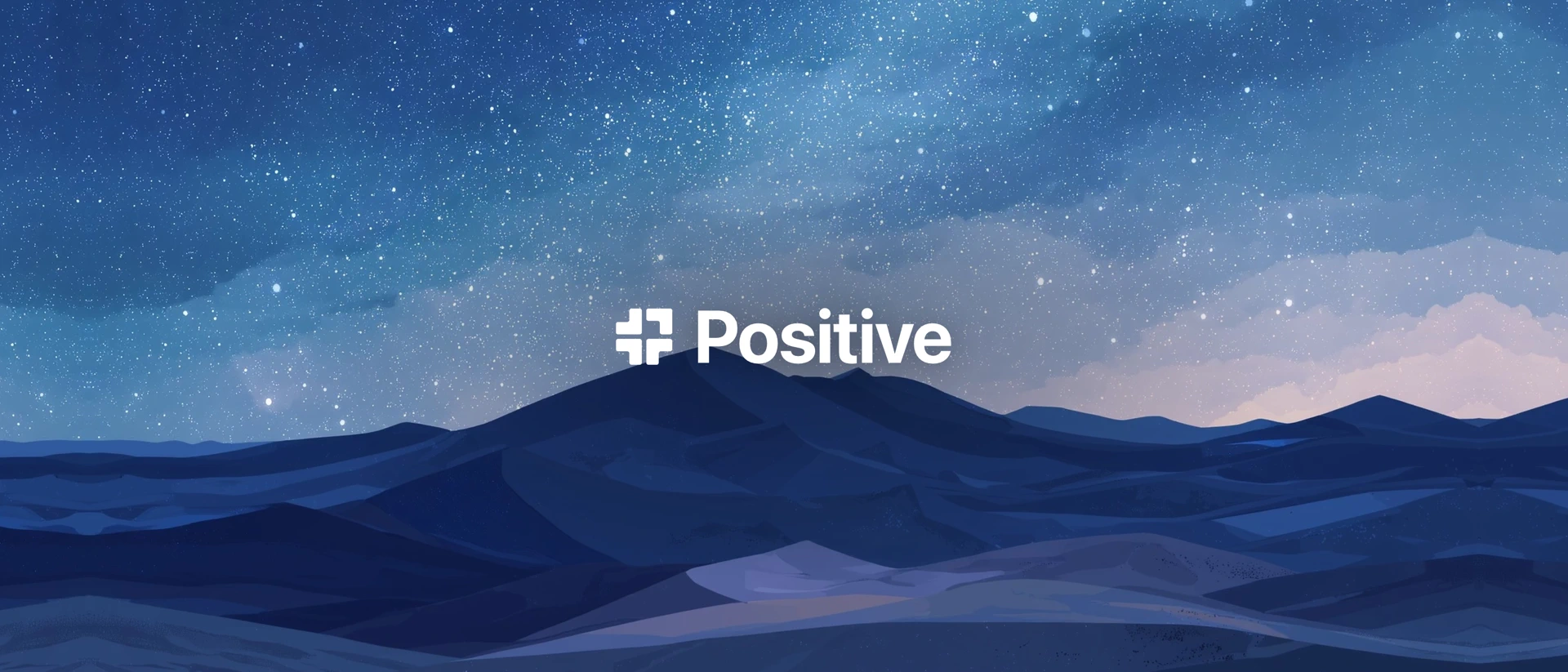 Positive ◌ product page header
