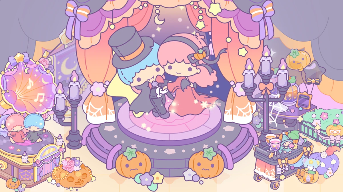 Hello Kitty My Dream Store search result, In-app event: A Mysterious Halloween Ball