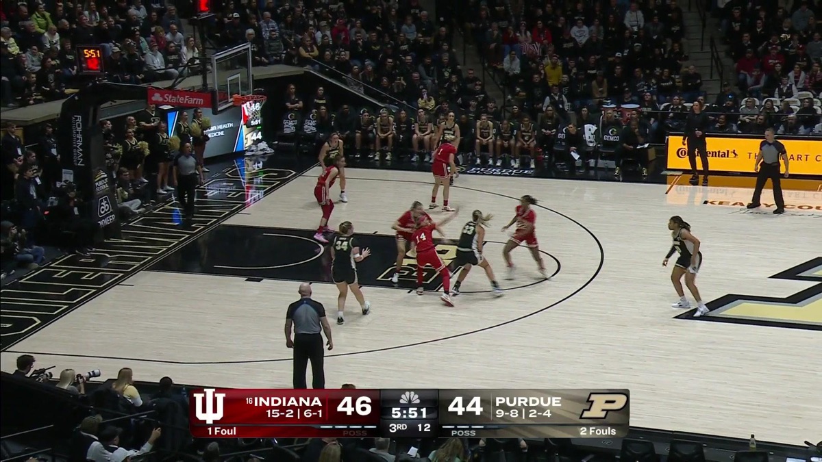 2023/24 Women's Basketball Highlights Indiana Purdue Big 10