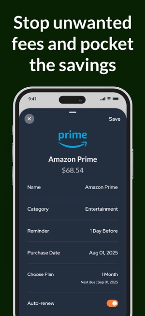 Subscription Manager: Bills screenshot 3