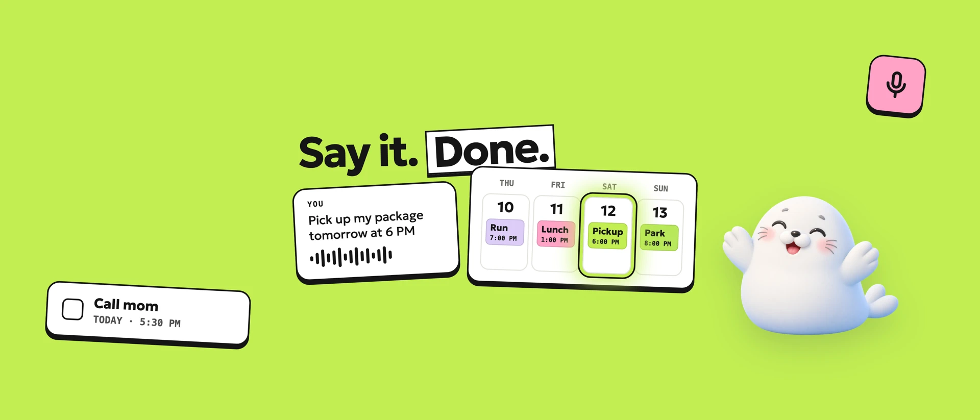 Timbo: AI Calendar, To Do List product page header