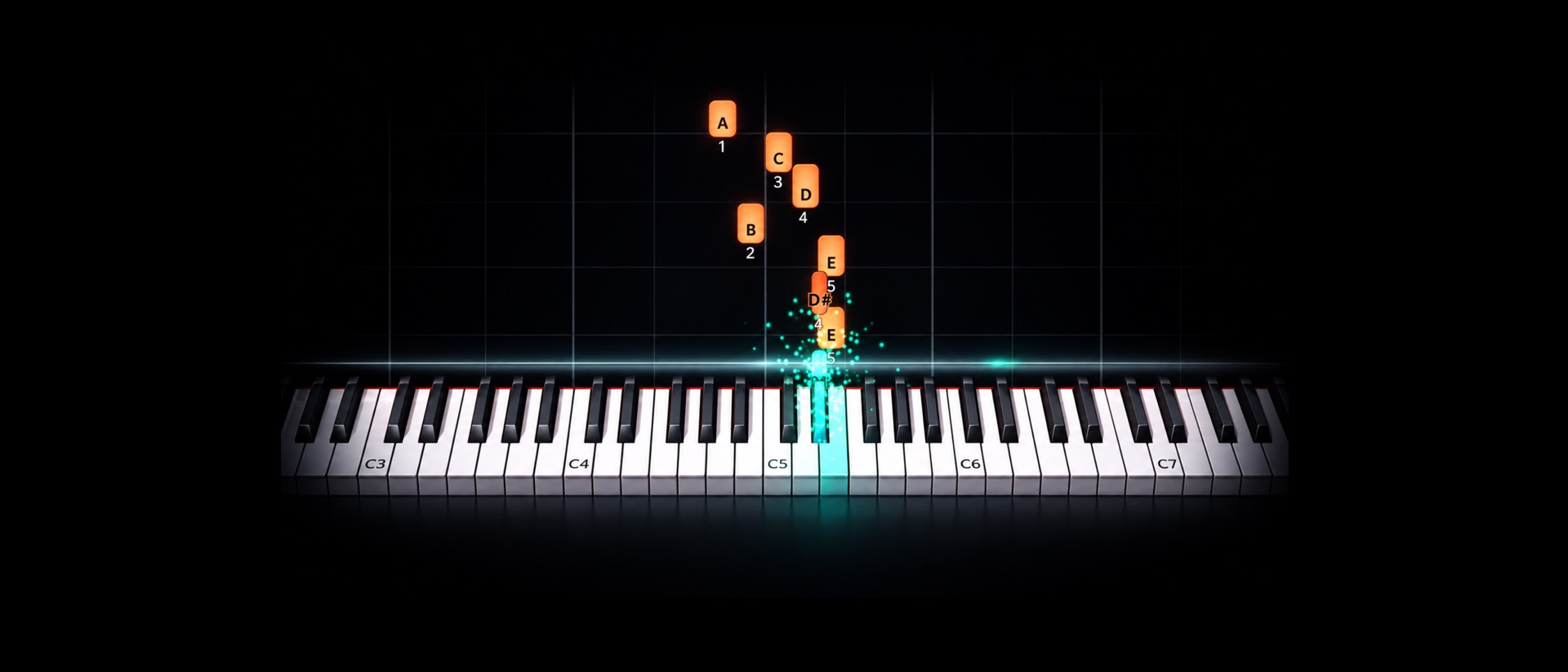 Artie: Learn Piano with AI product page header