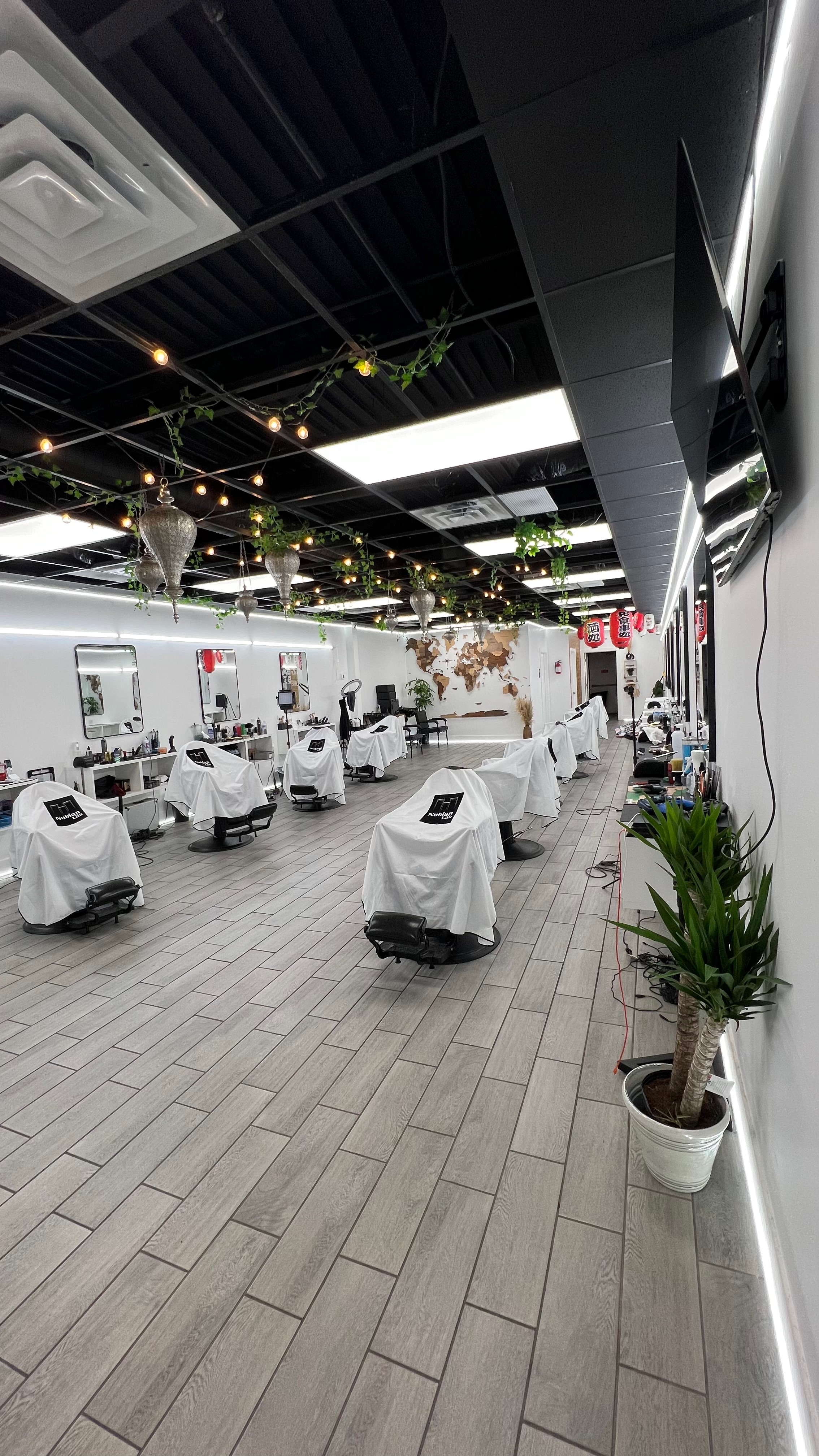 Nubianlab barber shop interior