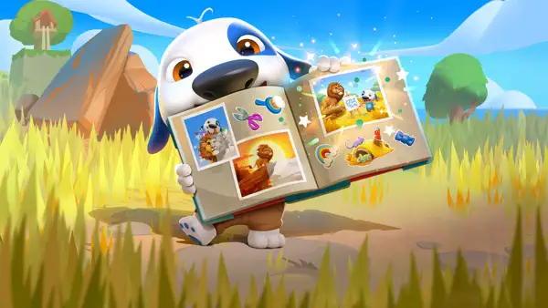 Sticker Album: Hank and Lion