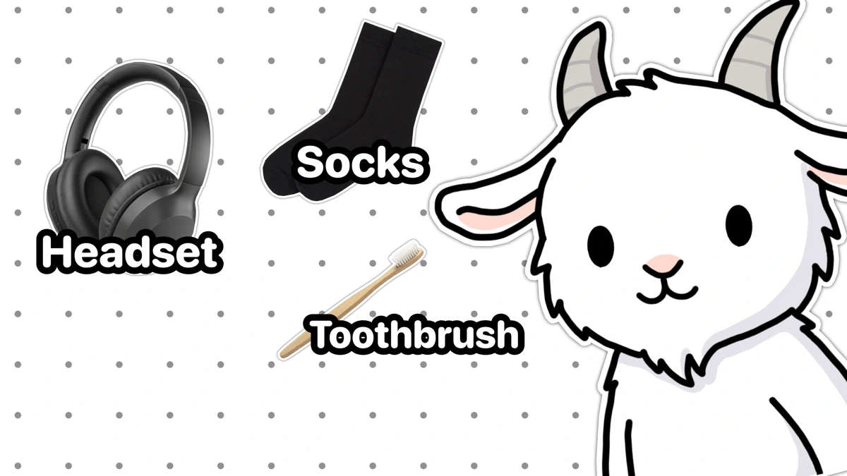 Packing List - PackGoat search result, In-app event: Snap It. PackGoat Names It.