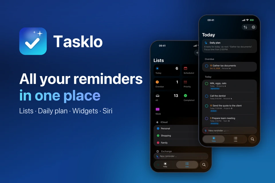 Tasklo: Reminders App Store search result