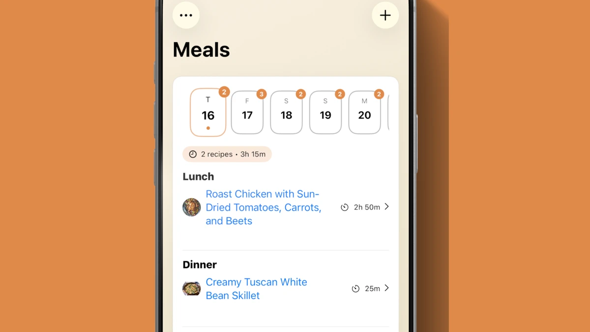 Meal Planner • Grocery List search result, In-app event: Smarter Meal Planning
