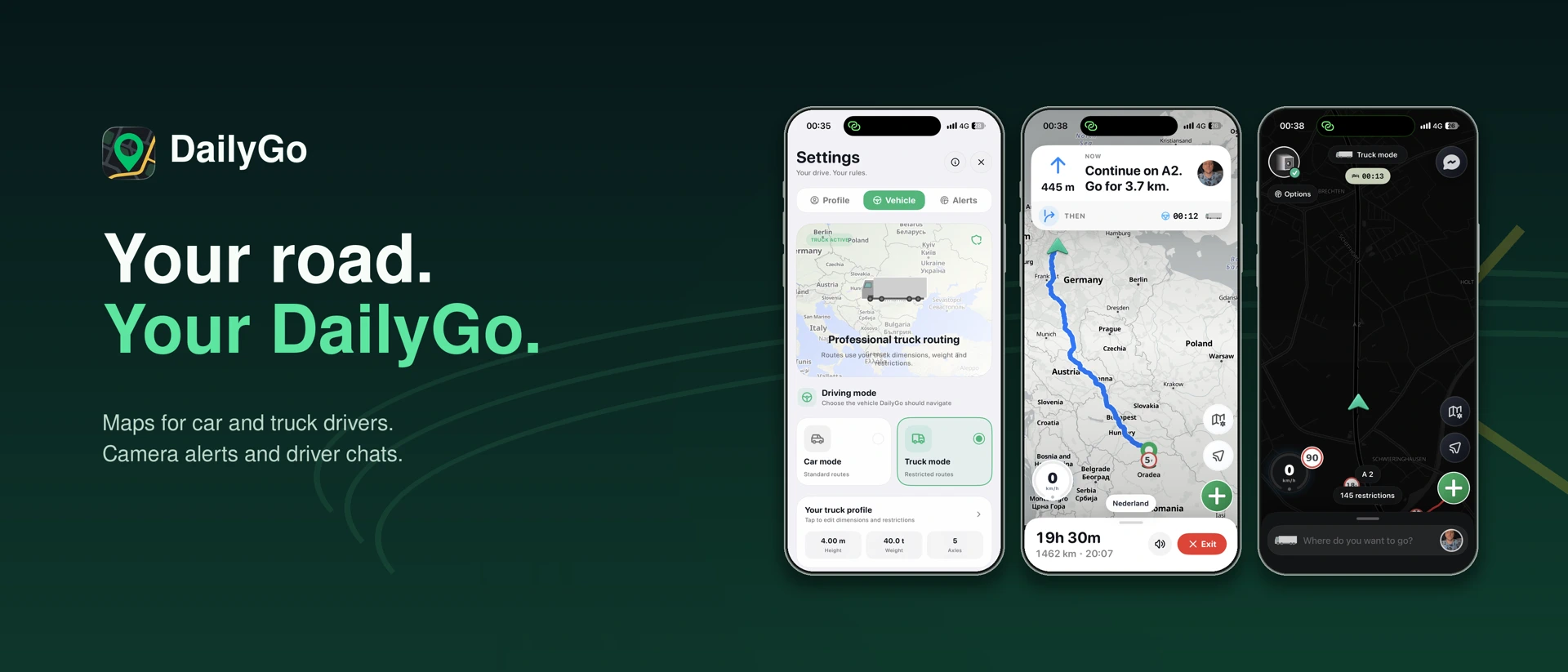 DailyGo: Car & Truck product page header