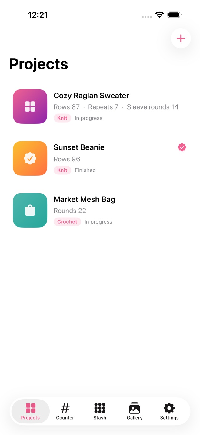RowCounter: Knit & Crochet screenshot 1