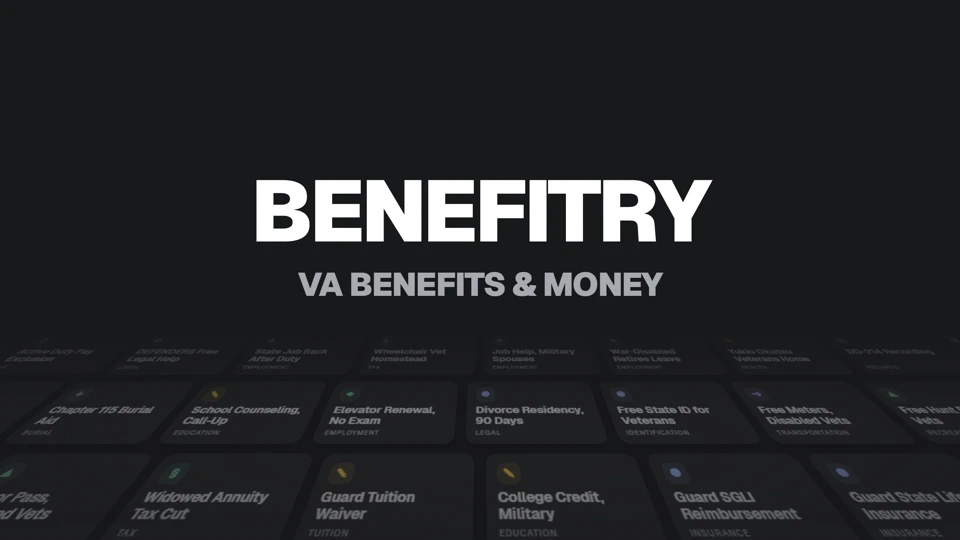 Benefitry: VA Benefits & Money App Store product page header