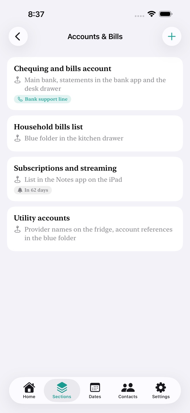 InCase: Emergency Info screenshot 2