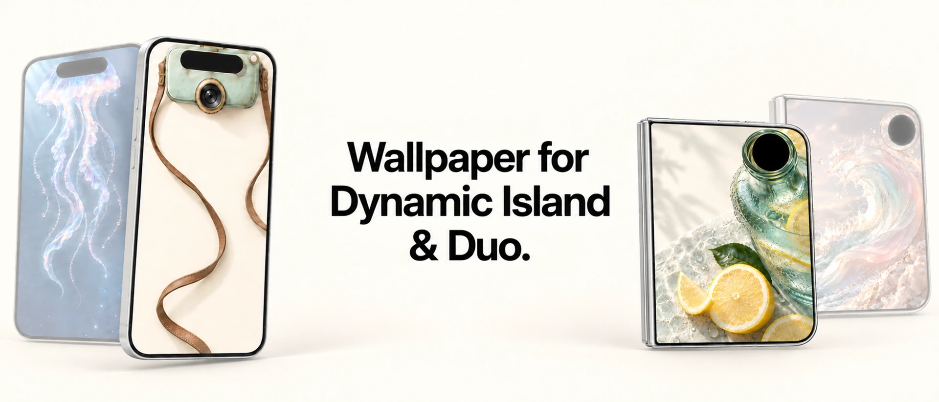 Dynamic Island Wallpaper Art product page header