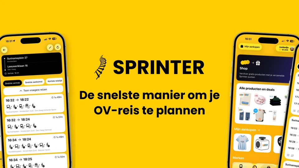 Sprinter App Store product page header