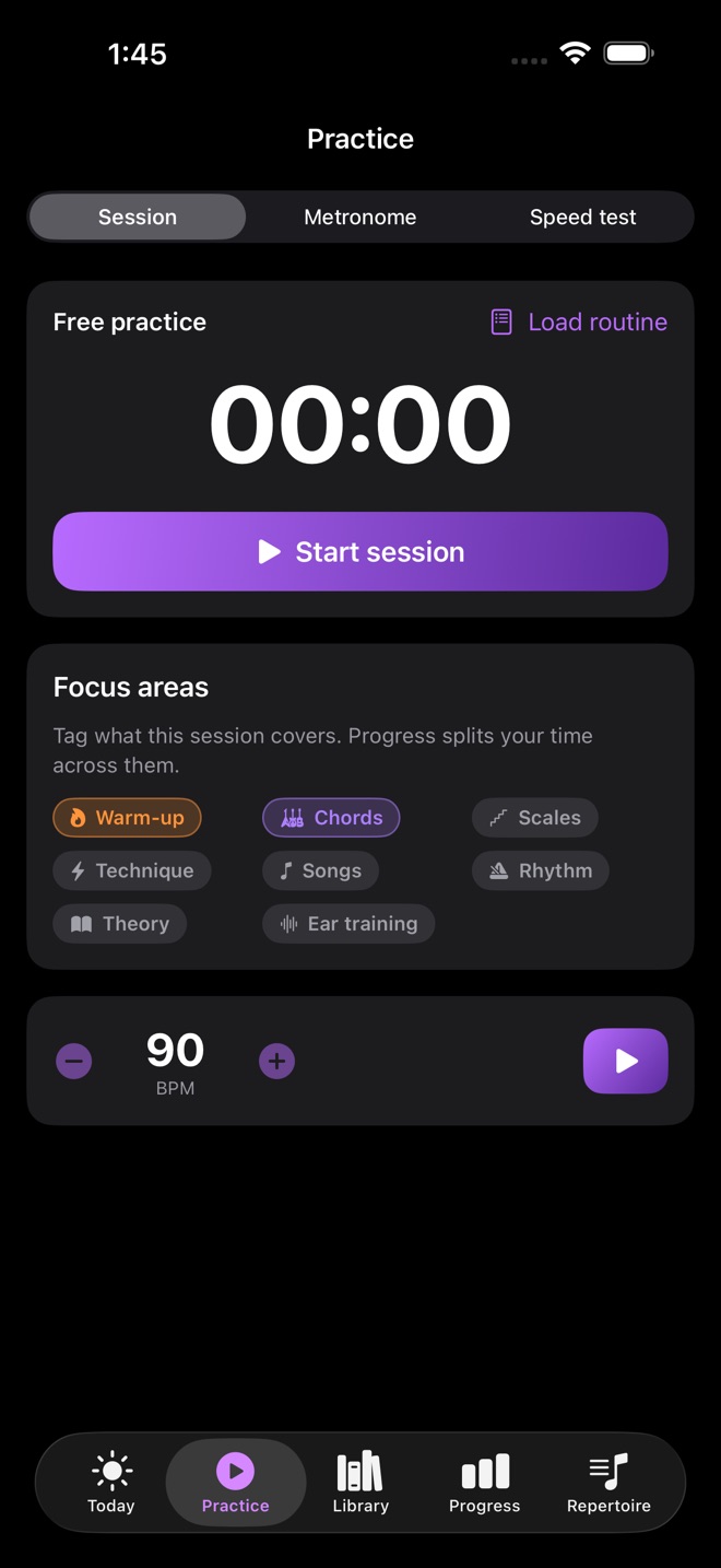 FretDaily: Guitar Practice capture d’écran 2