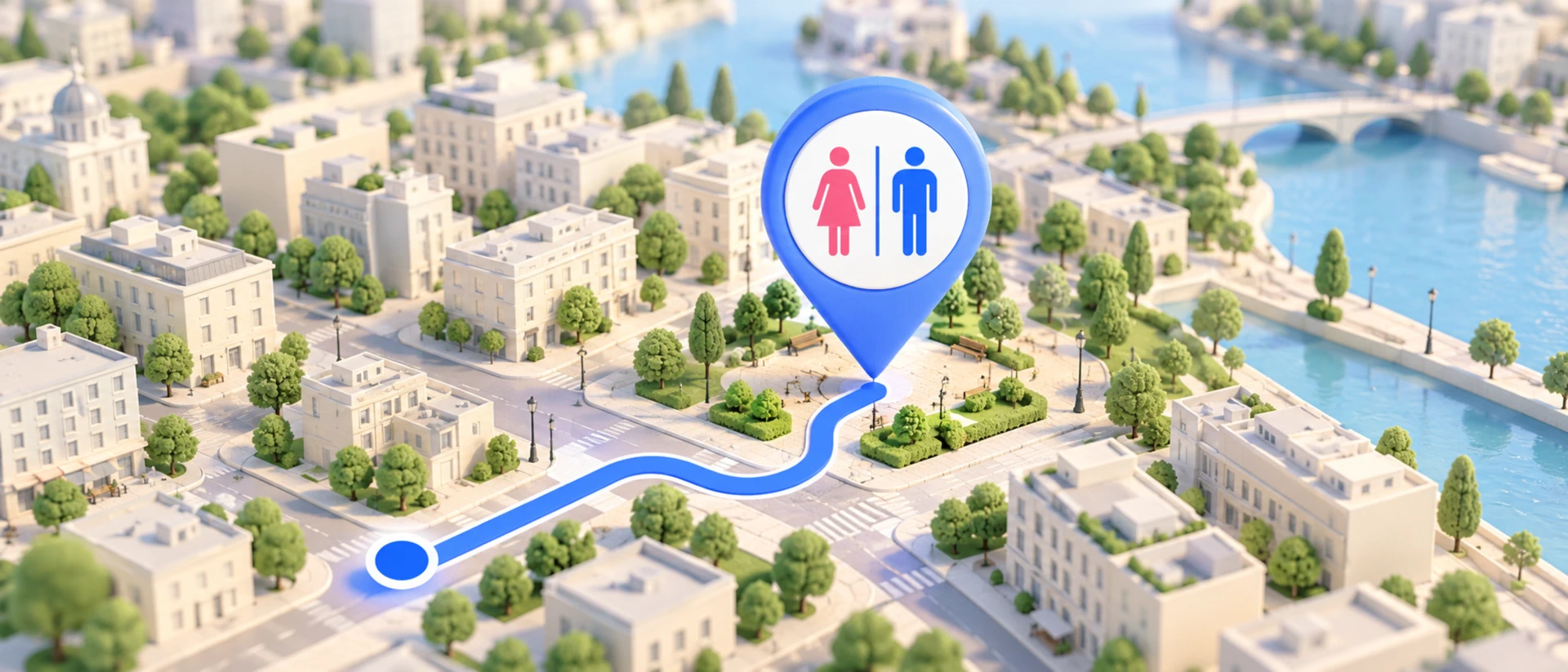 Nearby Toilet product page header