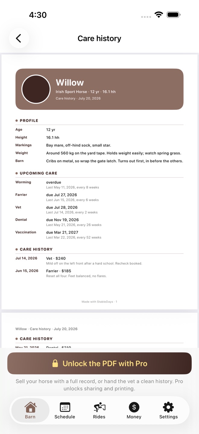 StableDays: Horse Care screenshot 5