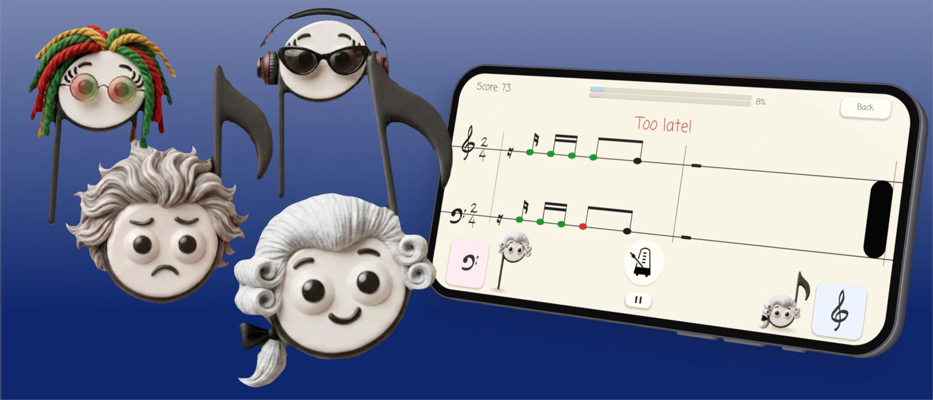 A Rhythm Story product page header