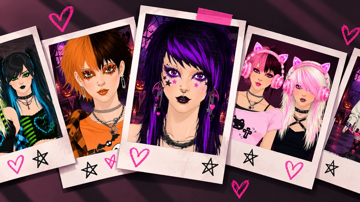Emo-Anziehspiel App Store product page header