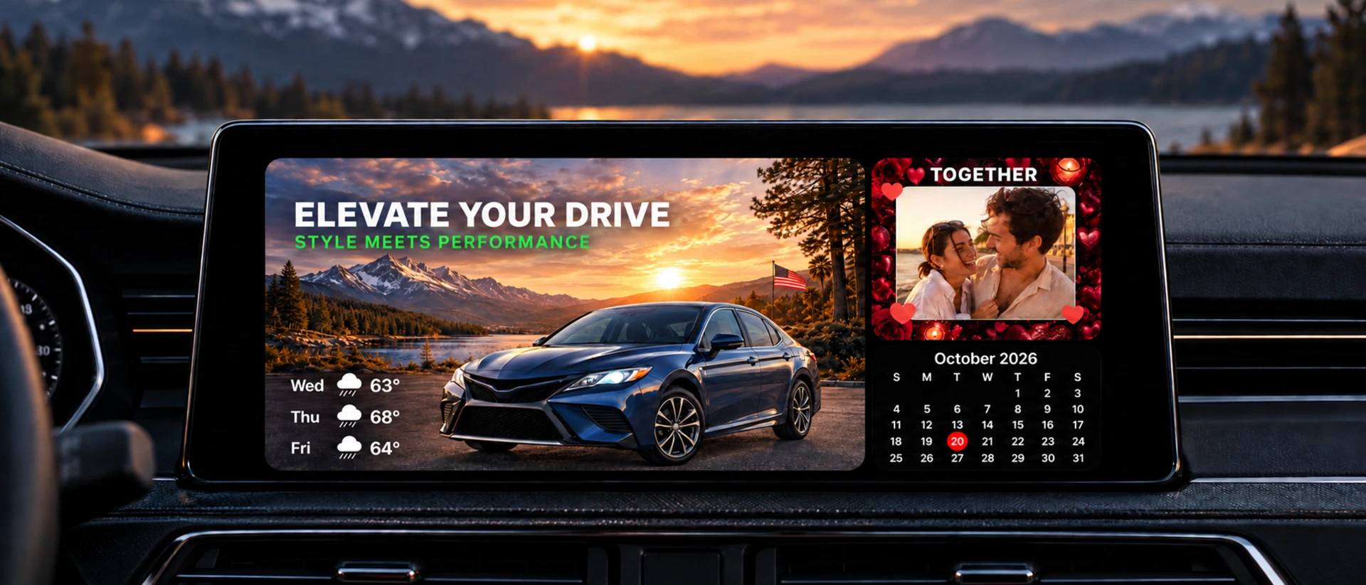 Car Widgets: AutoDash product page header
