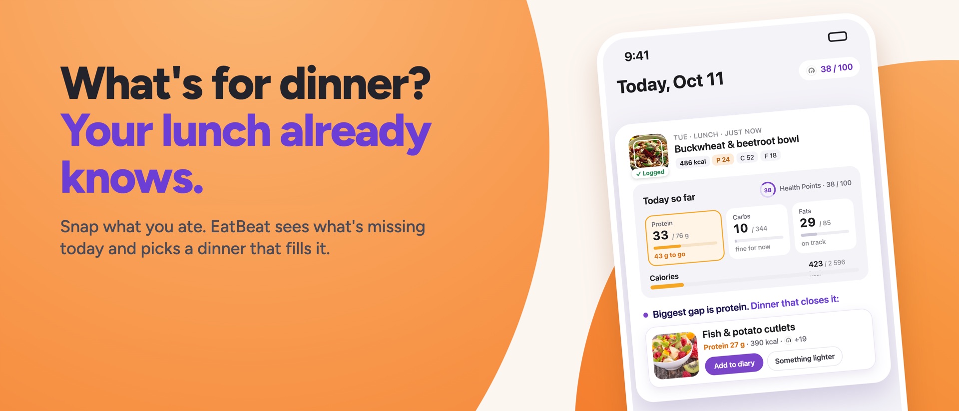 EatBeat: Weekly Meal Planner product page header