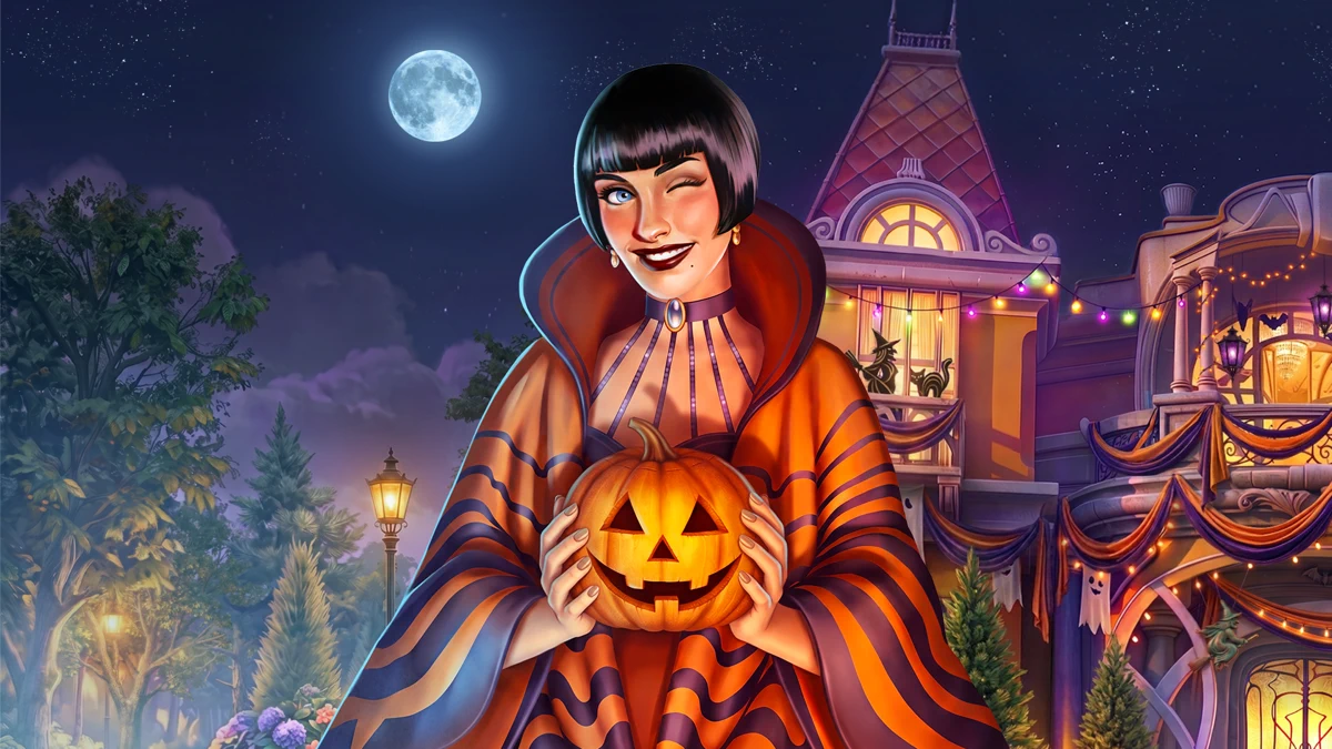 June's Journey: Hidden Objects search result, In-app event: 1920s Halloween soirée