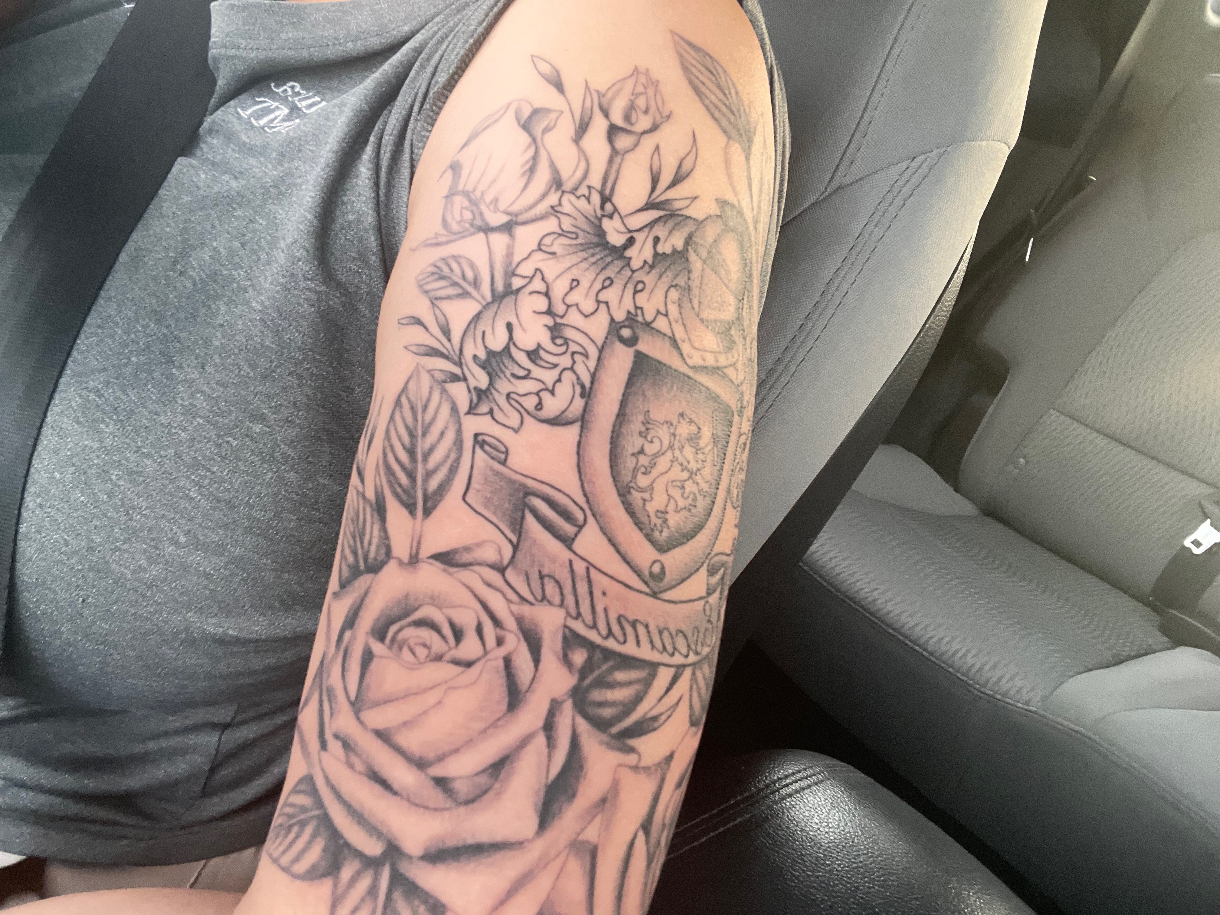 Red Dagger Tattoo